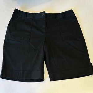 Chico's Classic Black Women's Bermudas